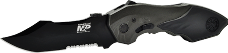 A military knife is available for sale at H&H Shooting Sports in Oklahoma City