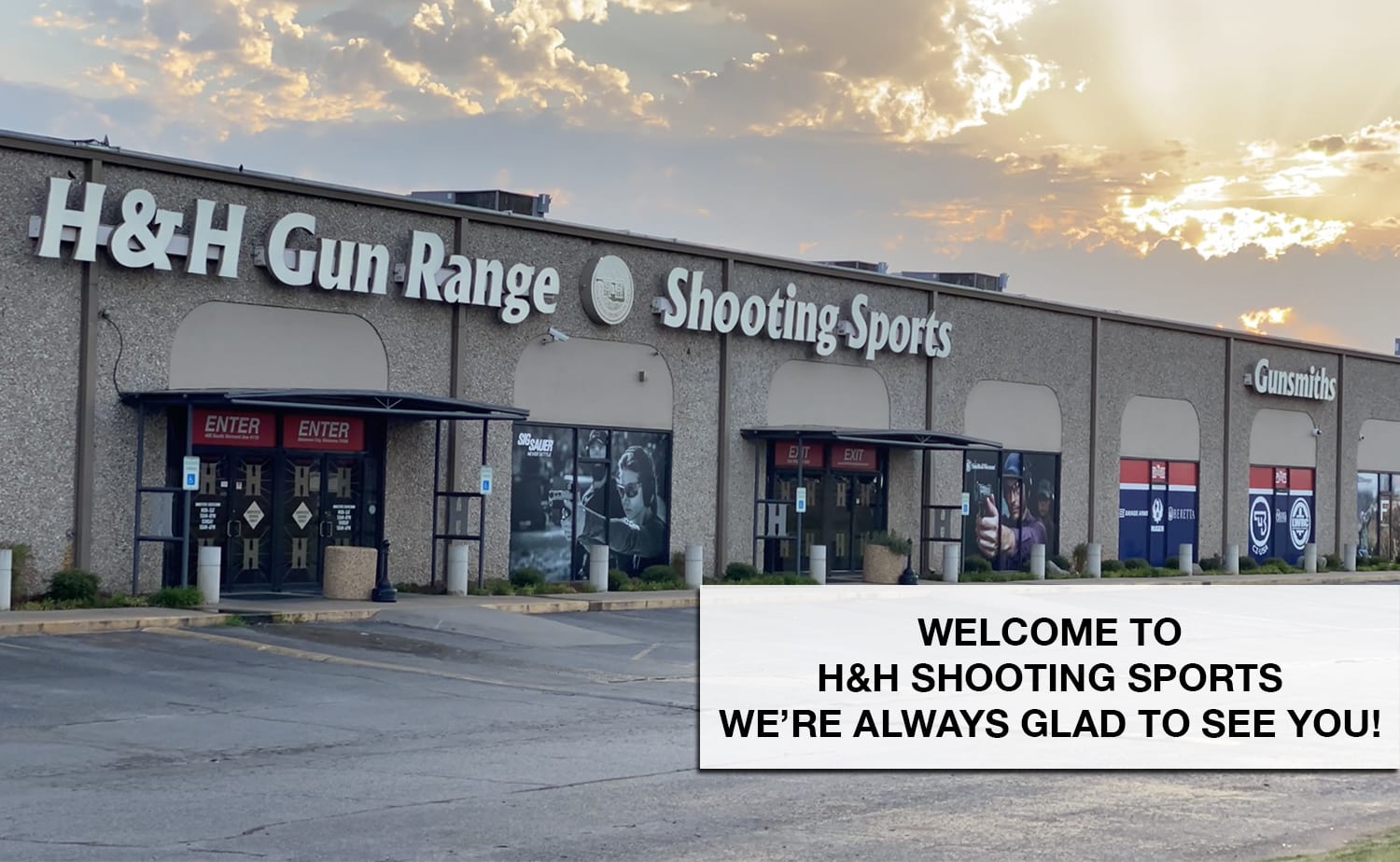 Store Display for H&H Shooting Sports in Oklahoma City, OK