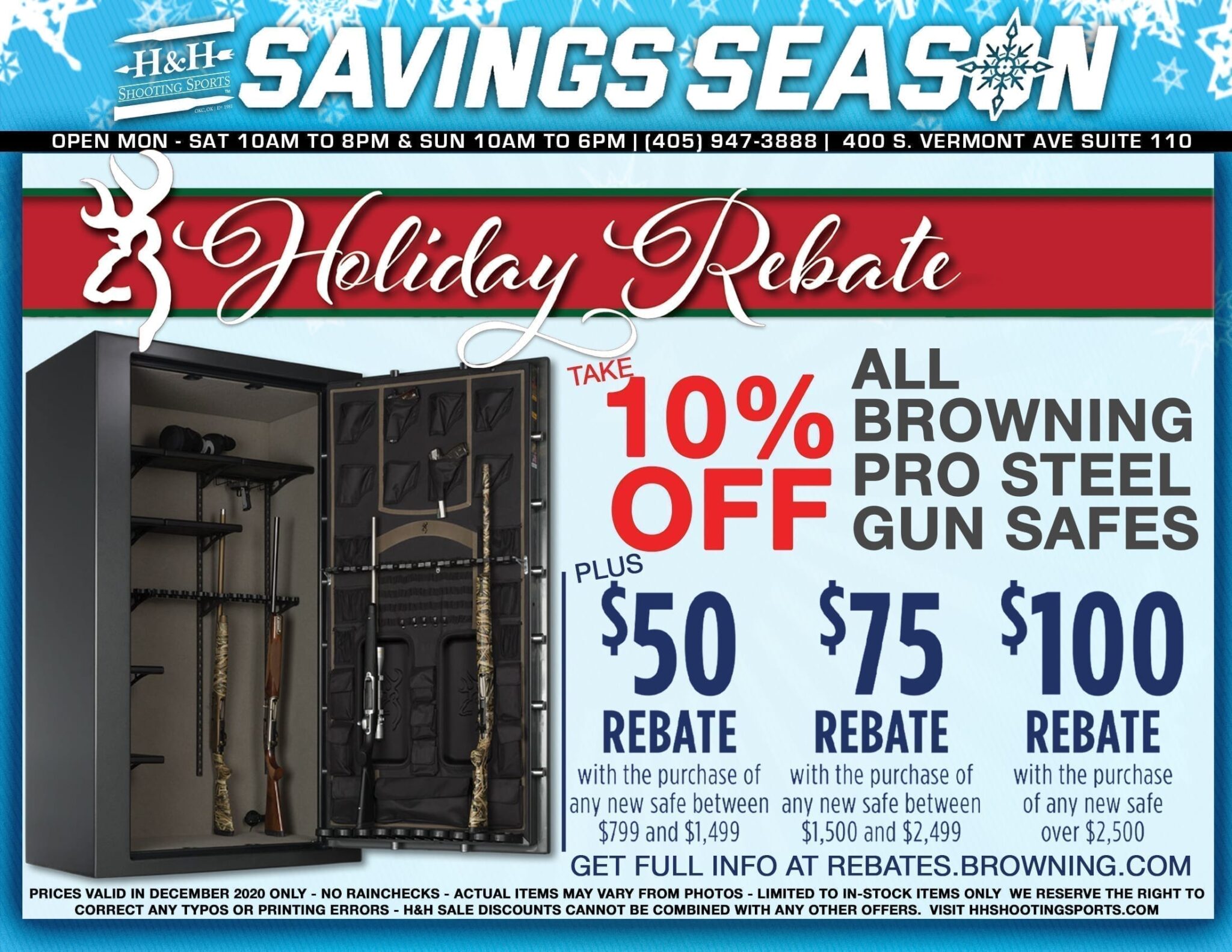 Browning Holiday Rebates – December 2020