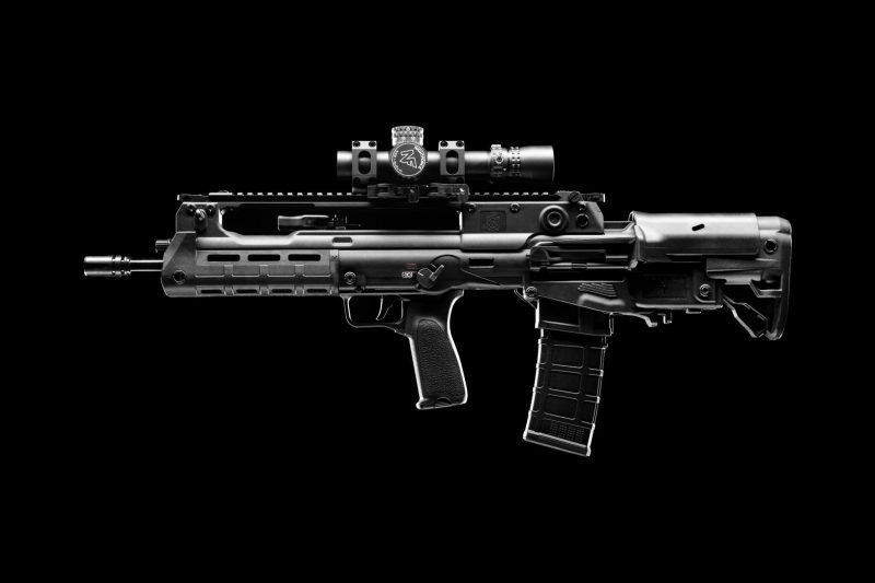 0Q8A1666 Springfield Armory Hellion Rifle - Left Full Black Background