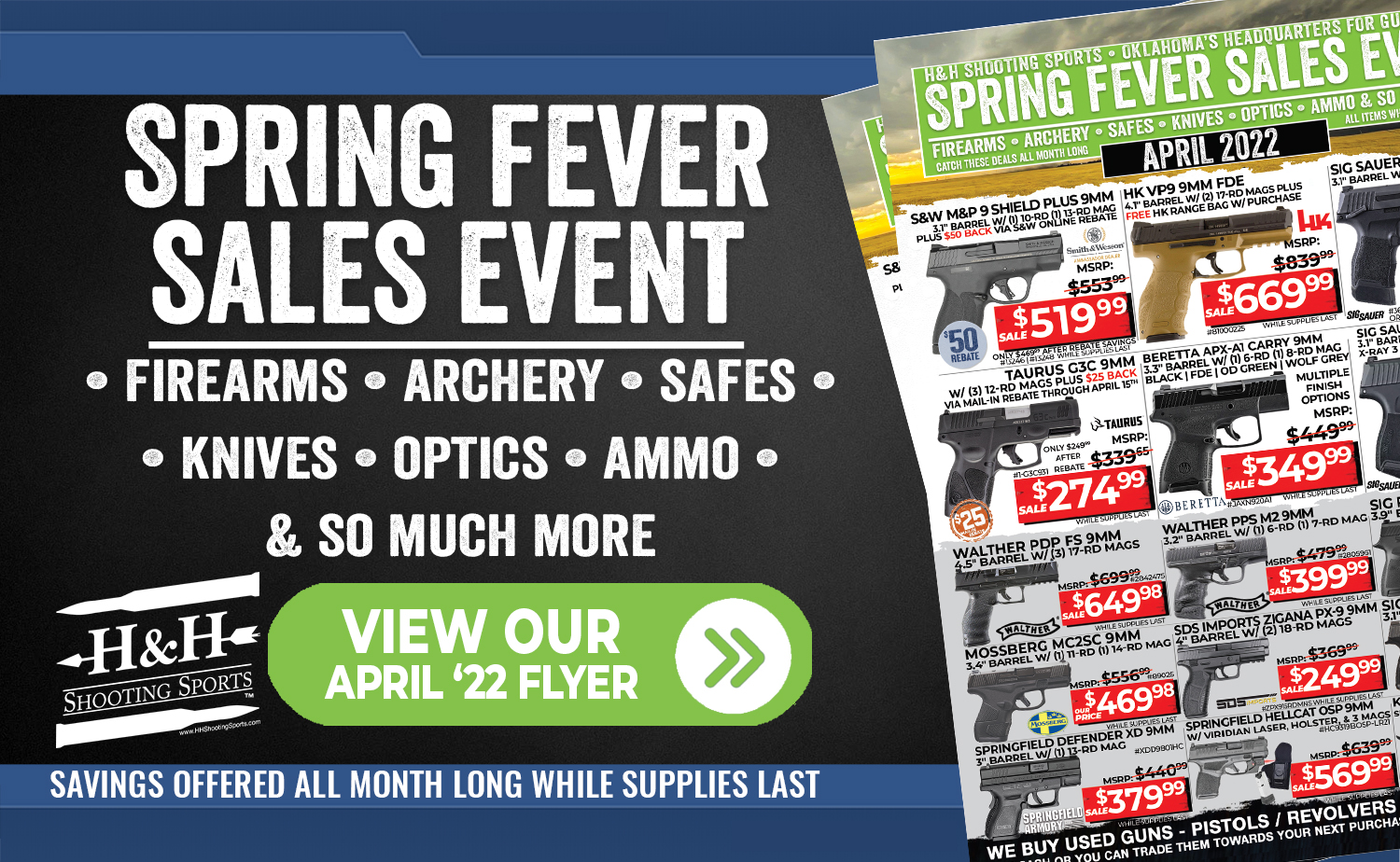 H&H Spring Fever Sales Event April 2022