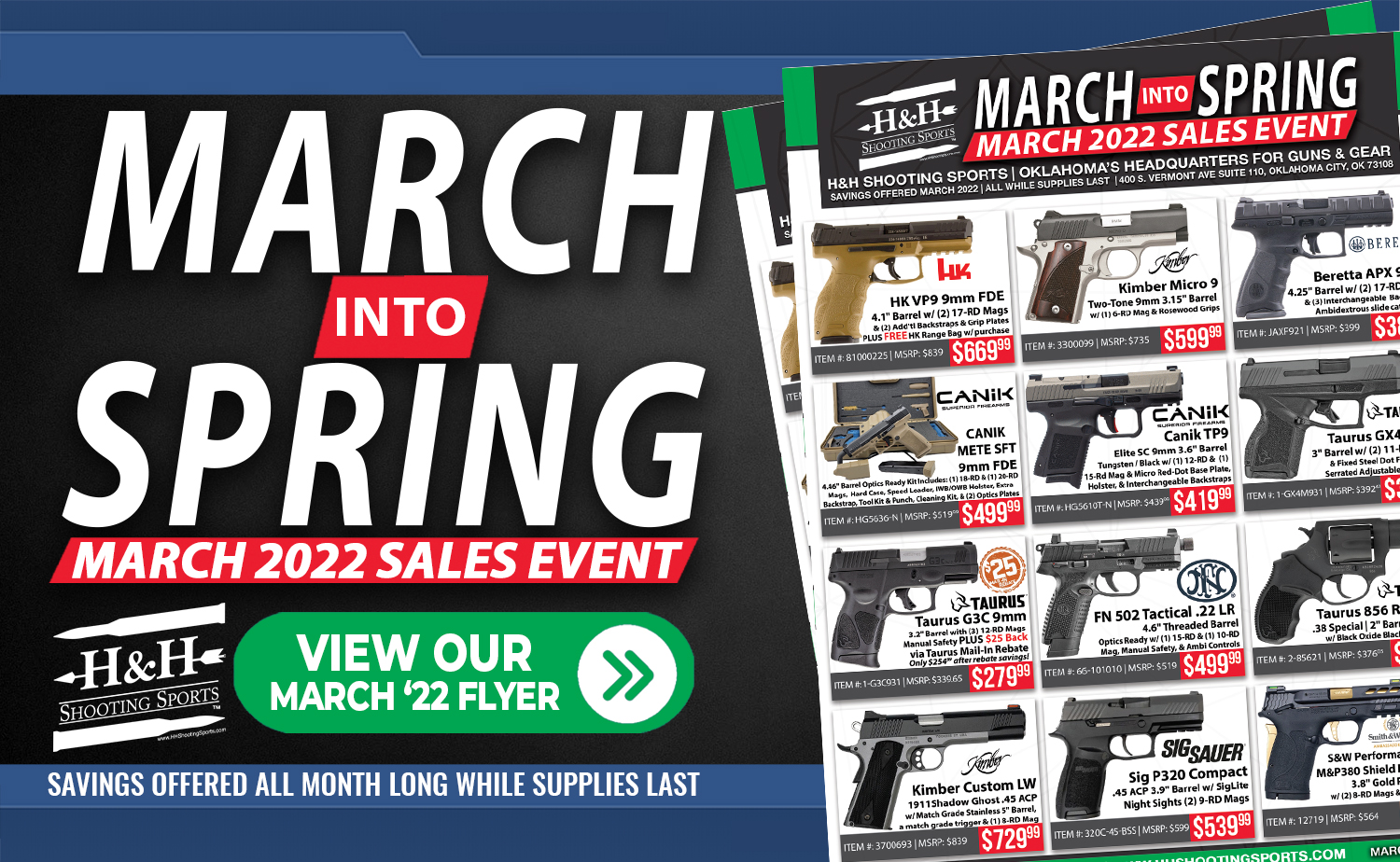 March into Spring with the March 2022 Sales Event