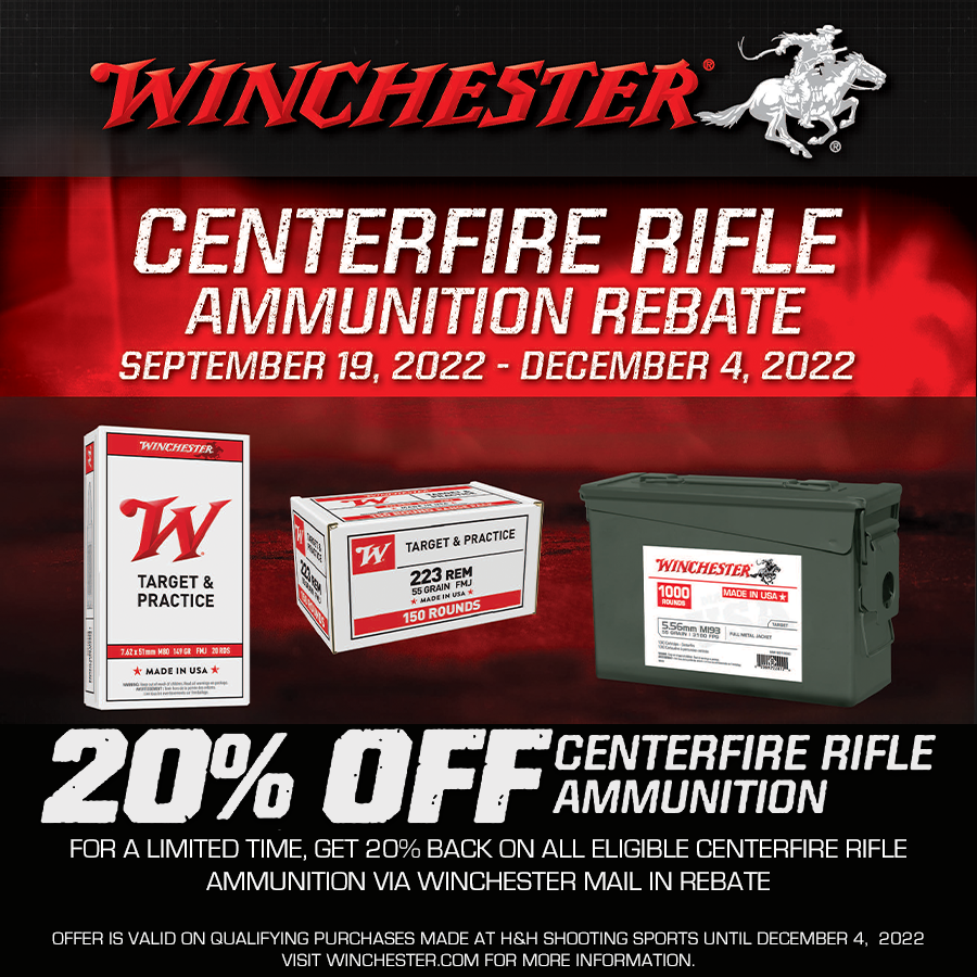Winchester Centerfire Rifle Ammunition Rebates