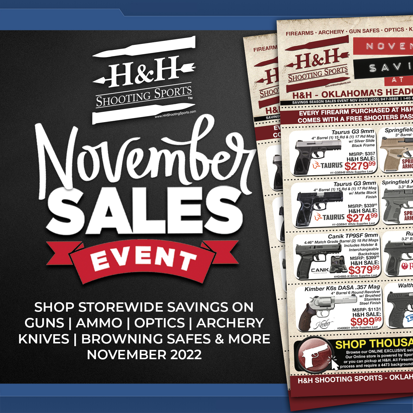 November is Savings Season at H&H | Nov 2022 Sales Event