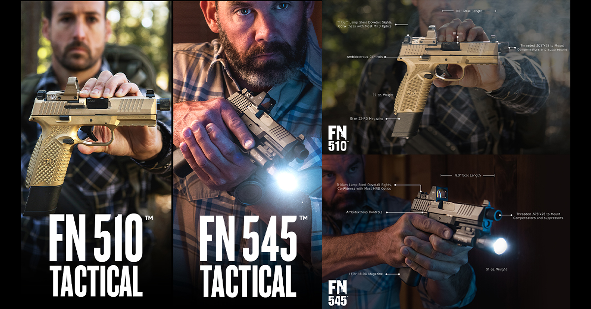 FN UNVEILS THE FN 510 TACTICAL AND FN 545 TACTICAL