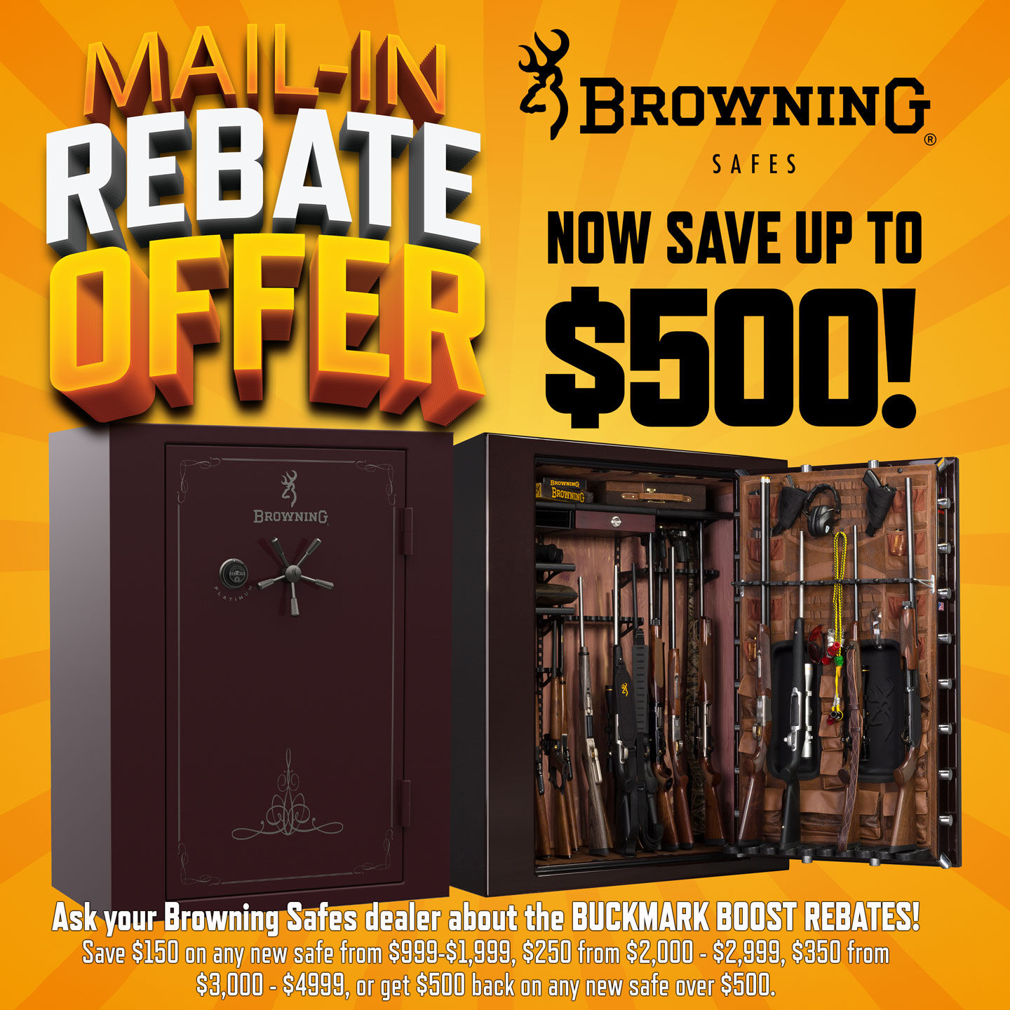Browning Safes Buckmark Boost Rebates