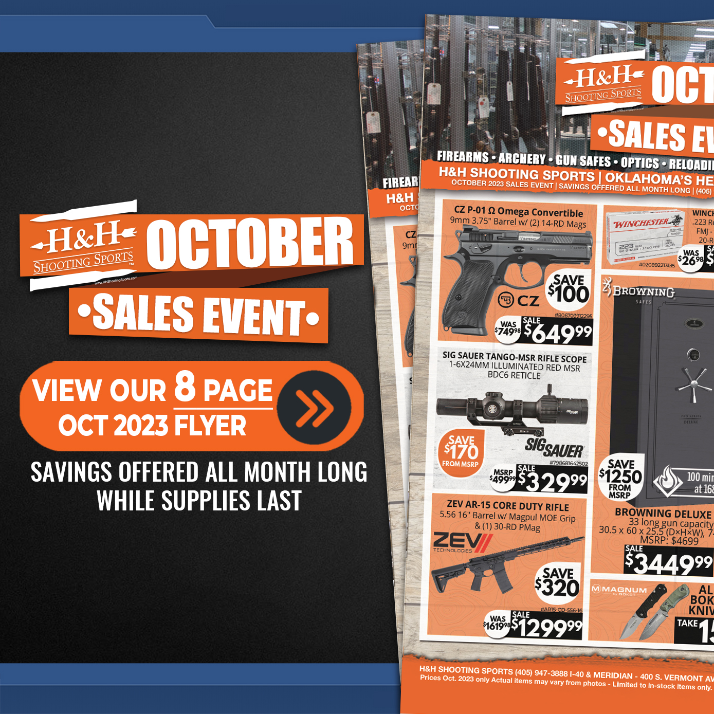 October 2023 Sales Event – H&H Shooting Sports