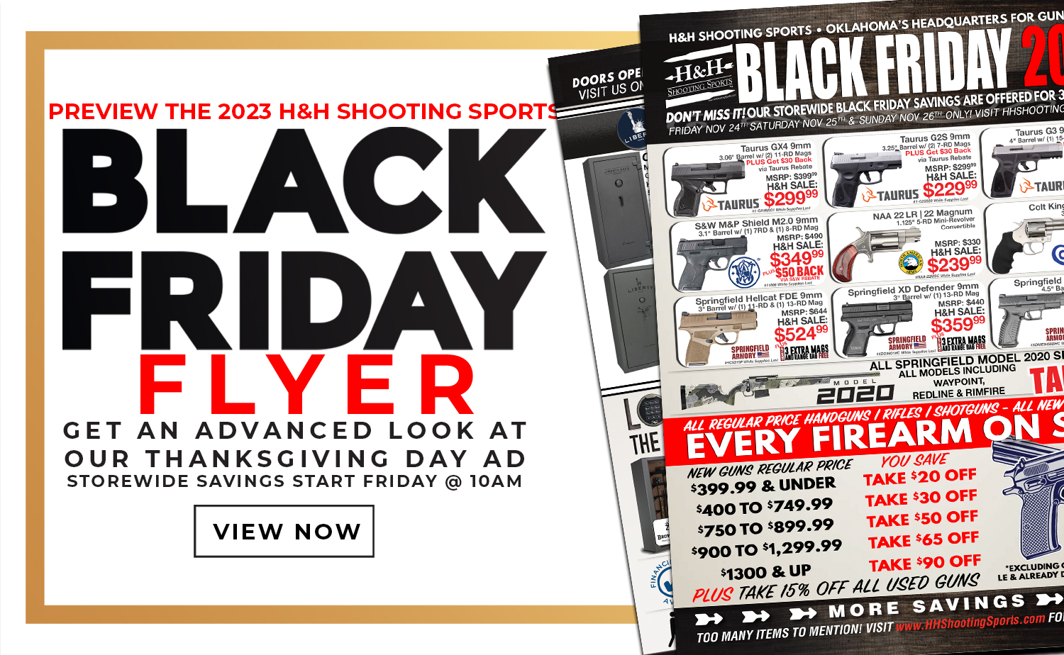 Black Friday 2023 H&H Shooting Sports