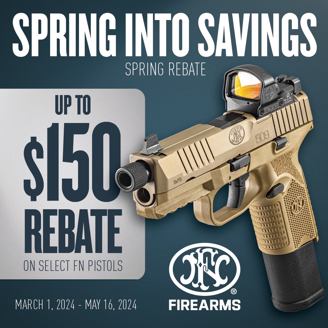 SAVE ON FN PISTOLS WITH ‘SPRING INTO SAVINGS’ CASH REBATE PROGRAM