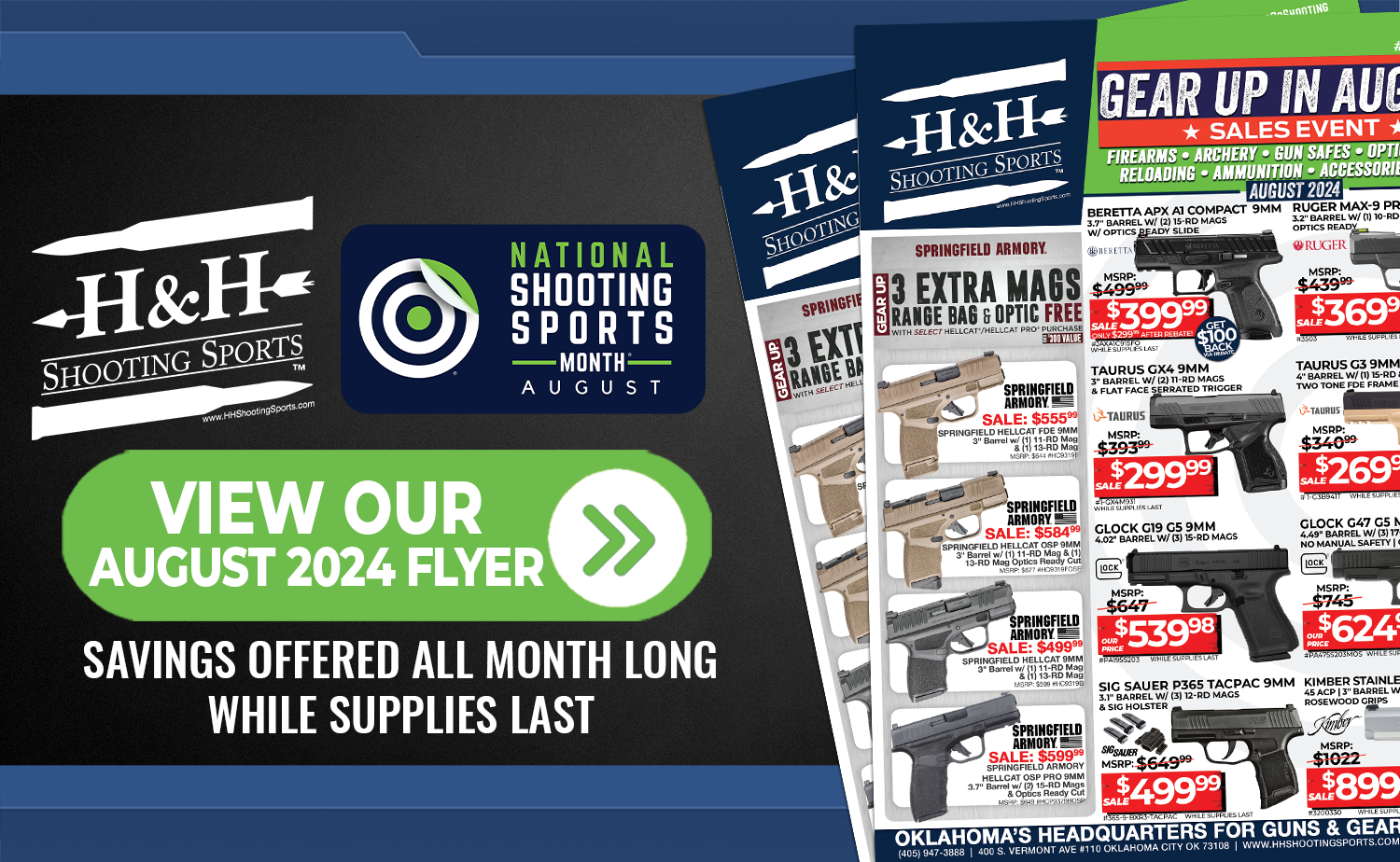 Gear Up in August with H&H Shooting Sports in Oklahoma City