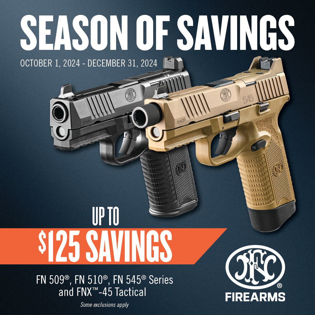 FN Firearms announces Season of Savings Rebates